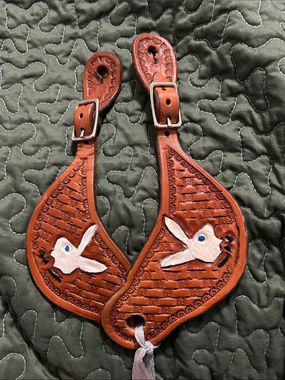 Playboy western spur straps